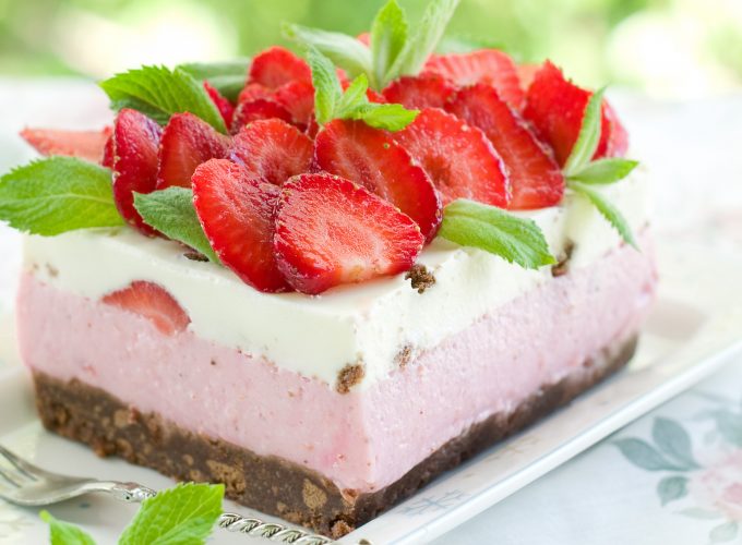 Wallpaper Cake, strawberry, mint, berries, Food 1248118631